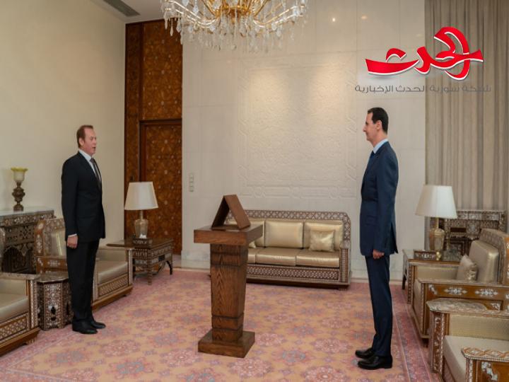 المحافظون الجدد يؤدون اليمين القانونية أمام السيد الرئيس بشار الاسد