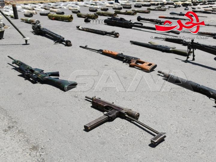 أكثر من نصف مليون طلقة والعديد من الاسلحة مخبأة في أوكار المنطقة الجنوبية