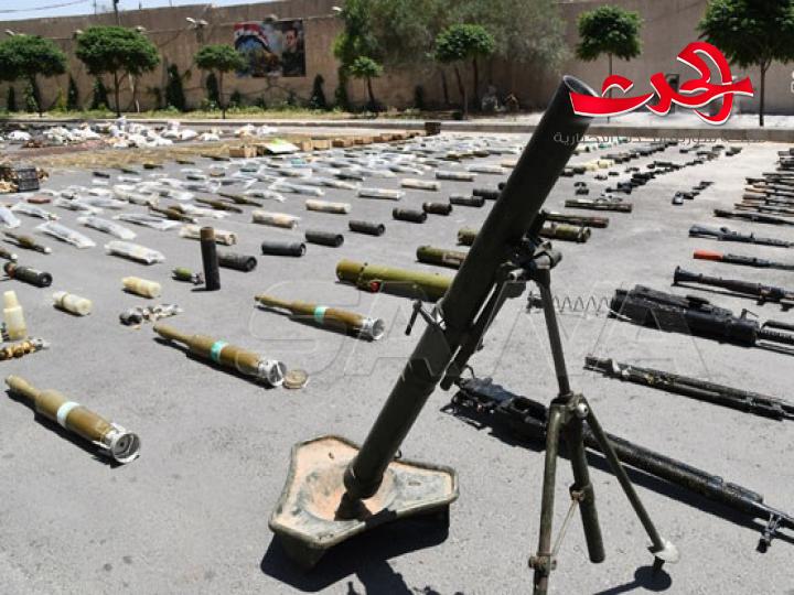 أكثر من نصف مليون طلقة والعديد من الاسلحة مخبأة في أوكار المنطقة الجنوبية