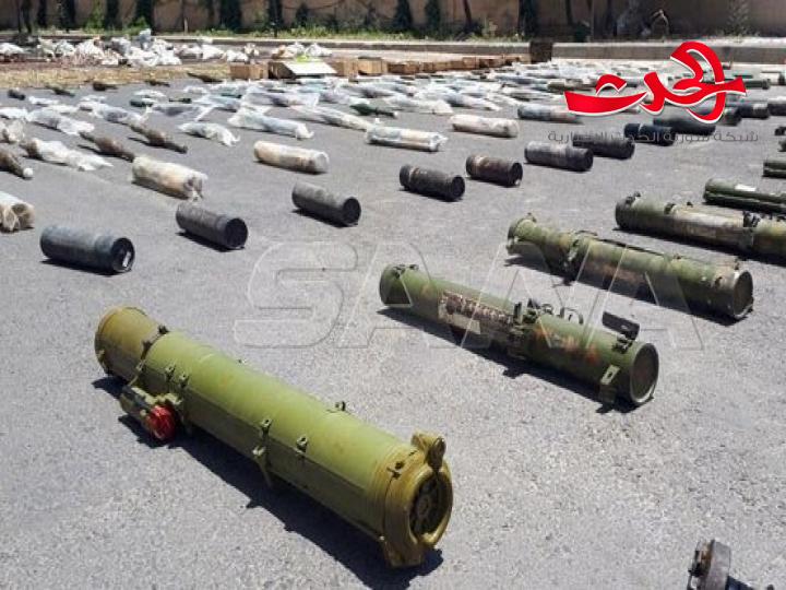 أكثر من نصف مليون طلقة والعديد من الاسلحة مخبأة في أوكار المنطقة الجنوبية