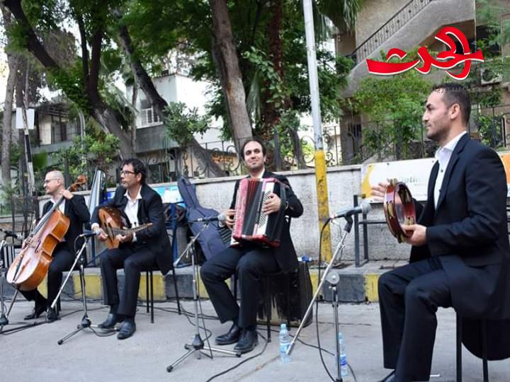 بالصور... شاهد كيف دعمت وزارة الثقافة الطواقم الطبية في مشافي دمشق
