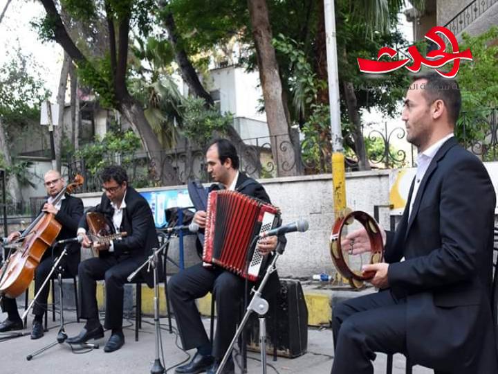 بالصور... شاهد كيف دعمت وزارة الثقافة الطواقم الطبية في مشافي دمشق