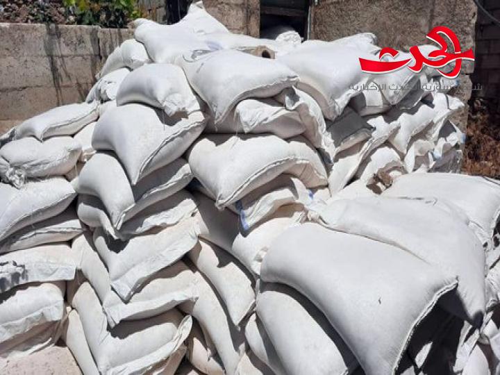 70 طنا من الدقيق التمويني مهرب في حلب