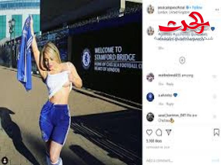 ملكة جمال بريطانيا لأجمل الارداف تتوعد بالظهور عارية اذا فاز فريقها لكرة القدم