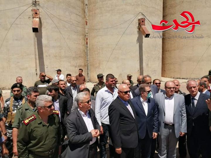 وزير الاتصالات افتتاح أربعة مراكز هاتفية بدرعا اليوم