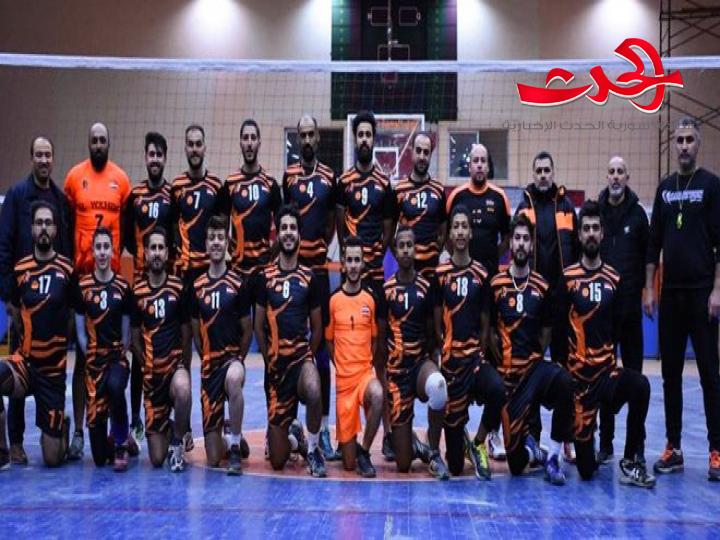 فريق الوحدة يشارك في منافسات إياب دوري الرجال للكرة الطائرة