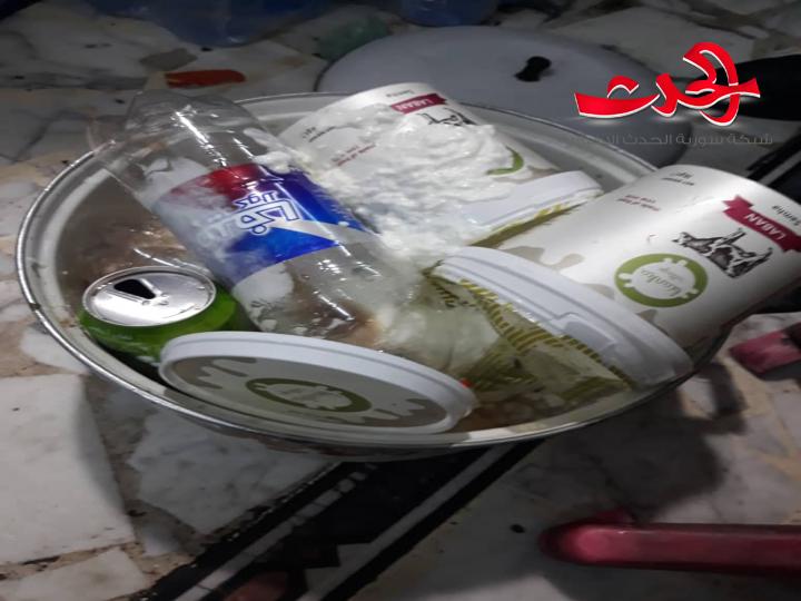 مواد منتهية الصلاحية ومجهولة المصدر بدمشق 
