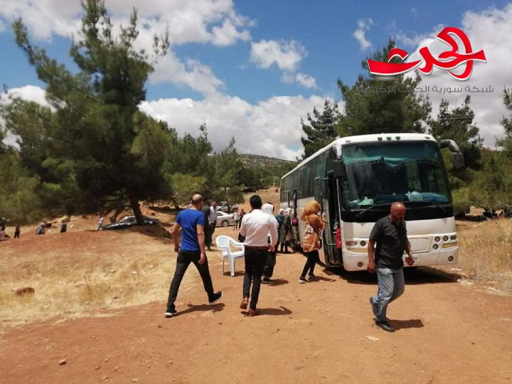 إطلاق أول رحلة سياحية داخلية من درعا لبلودان