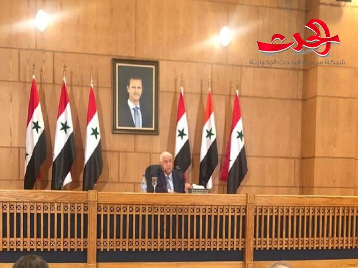 وليد المعلم: الاسد باق.. وجيفري وبومبيو كذابين