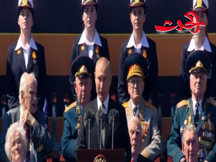 بوتين في ذكرى النصر على النازية يطالب بالتعاون بين شعوب العالم  لمواجهة التحديات 