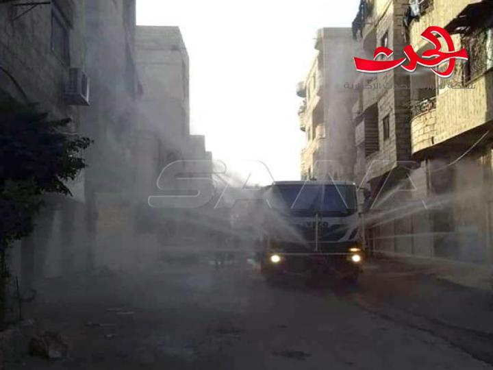 بالصور.. الجهود الخدمية في جديدة الفضل منذ فرض الحجر الصحي عليها