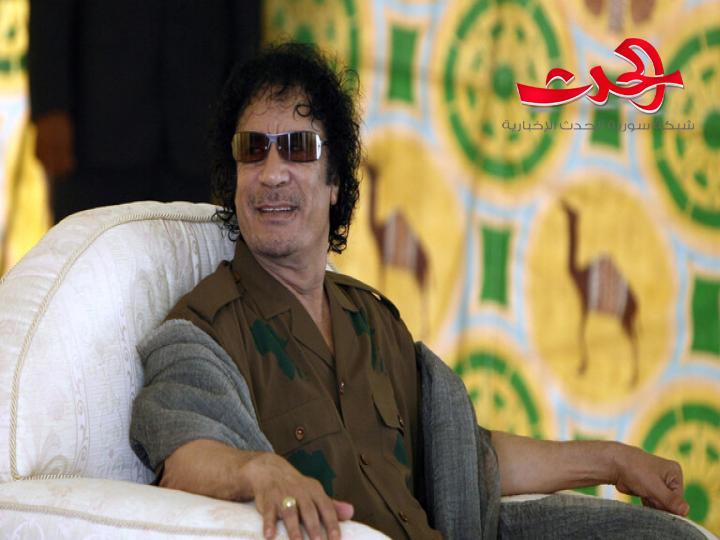نفي ونفي مضاد للقاء السري المسرب من خيمة القذافي