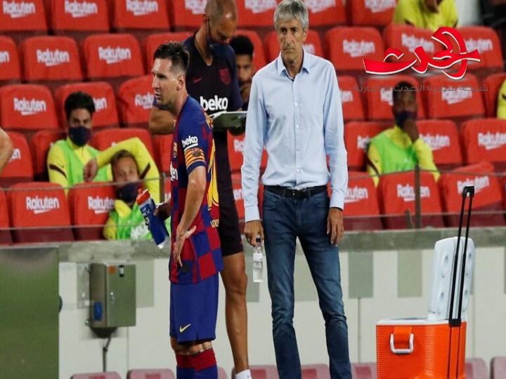 مدرب برشلونة يخرج عن صمته ويكشف موقفه من الرحيل