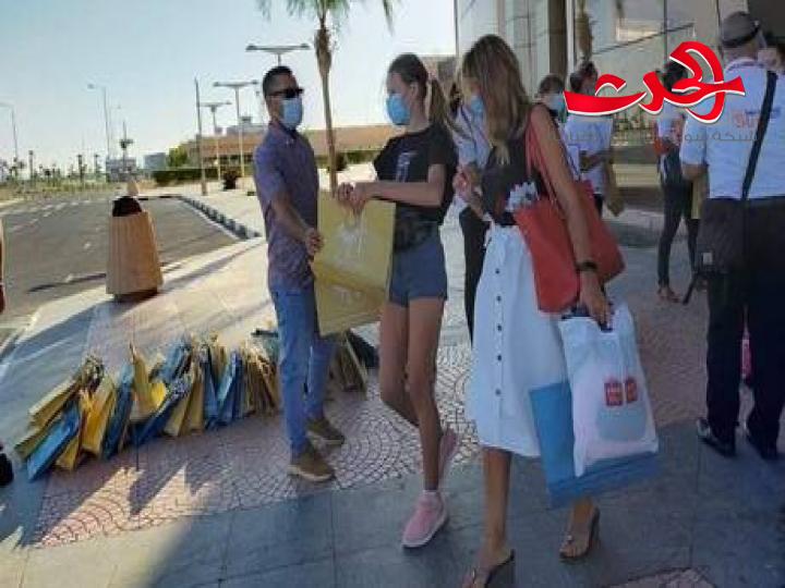 بعد توقف طويل.. شاهد طيف استقبلت مصر أول رحلة طيران