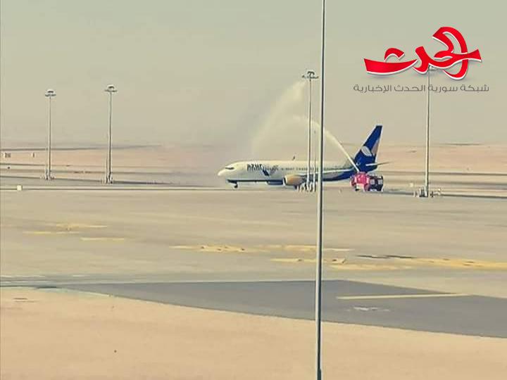 بعد توقف طويل.. شاهد طيف استقبلت مصر أول رحلة طيران