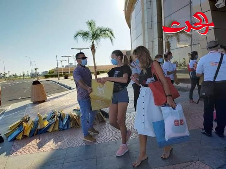 بعد توقف طويل.. شاهد طيف استقبلت مصر أول رحلة طيران