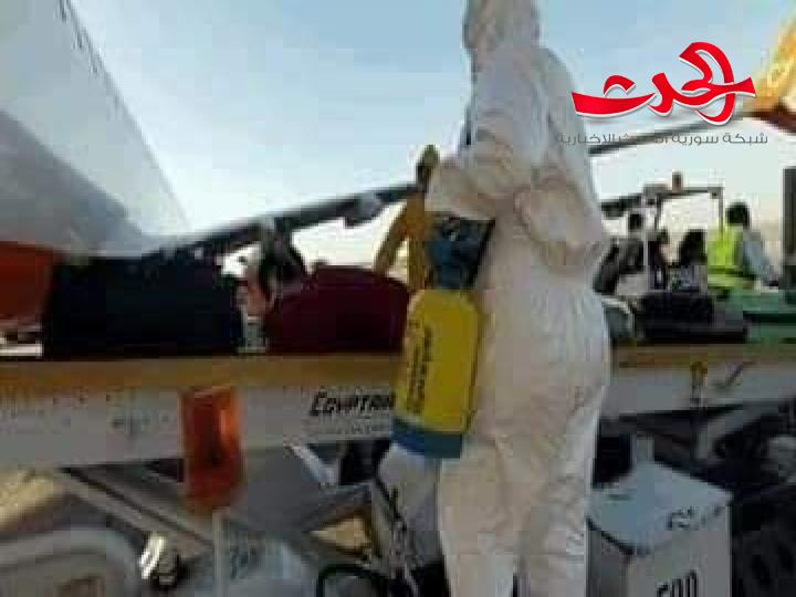 بعد توقف طويل.. شاهد طيف استقبلت مصر أول رحلة طيران