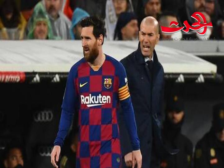 زيدان عن ميسي: لا نريده ان يرحل عن الليغا 