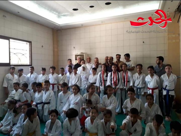 الشعلة اول أندية القطر  بلعبة الكاراتيه بجميع الفئات