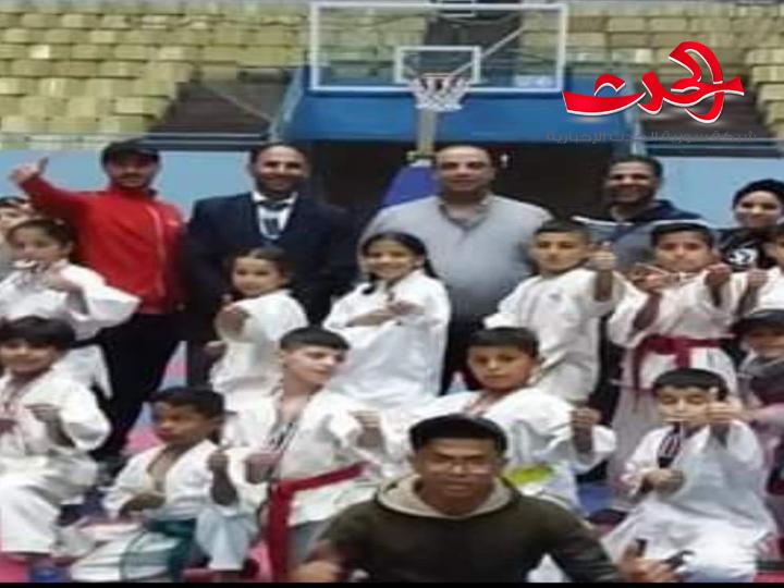 الشعلة اول أندية القطر  بلعبة الكاراتيه بجميع الفئات