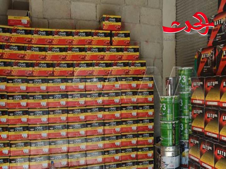 منشأة تخلط زيوت سيارات محروقة وزيوتاً خام وتقوم بتعبئتها ضمن عبوات جديدة