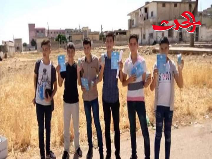 التربية مع انتهاء امتحانات شهادة التعليم الأساسي  قطعة صابون لكل تلميذ وبروشورات توعية