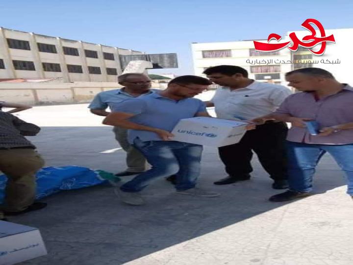 التربية مع انتهاء امتحانات شهادة التعليم الأساسي  قطعة صابون لكل تلميذ وبروشورات توعية