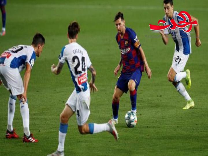 برشلونة يتغلب على إسبانيول في الدوري الإسباني بكرة القدم