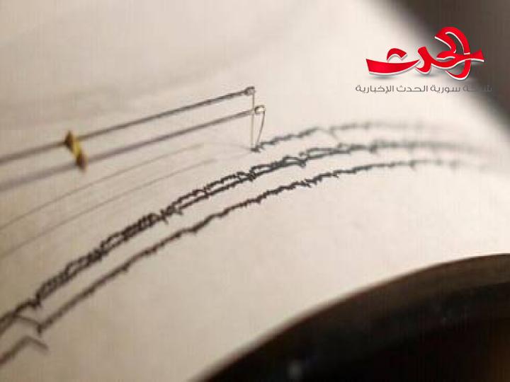هزتان ارضيتان شرق دير الزور
