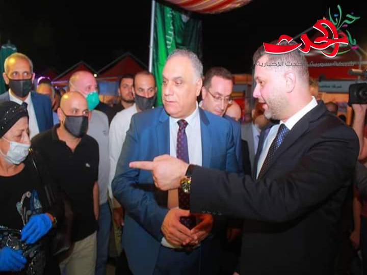 إطلاق فعاليات مهرجان التسوق خيراتك يا شام مع التزام باجراءات وقائية من كورونا 