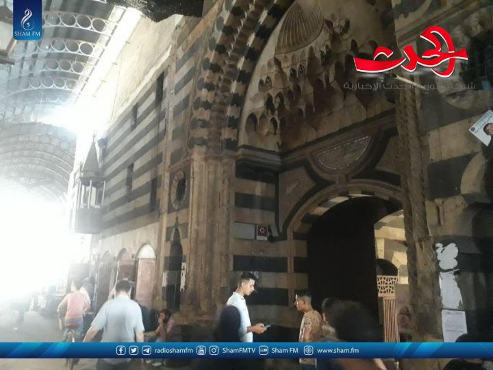 بالصور.. سوق البزورية اليوم بعد الحريق الضخم الذي أصابه