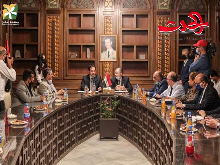 اتفاقية تعاون بين محافظة دمشق والجامعة لتأهيل المدينة القديمة 