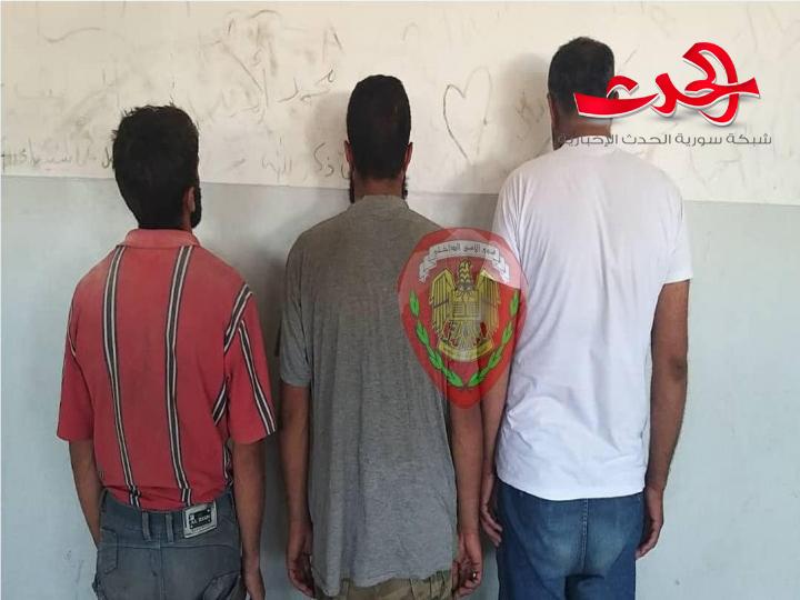  القبض على ثلاثة أشخاص لقيامهم بالاتجار بالدقيق التمويني في باب النيرب في حلب
