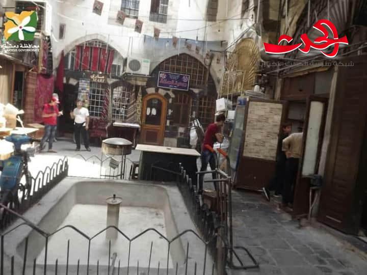 محافظة دمشق تنذر أصحاب الخانات لوضع حارس ليلي