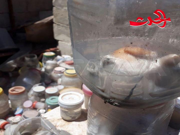 اعضاء بشرية للاتجار بها في أحد اوكار الارهابيين في ادلب