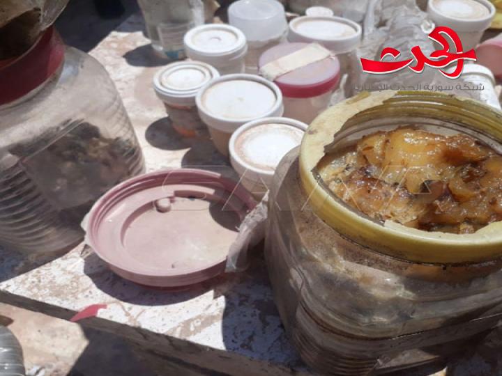 اعضاء بشرية للاتجار بها في أحد اوكار الارهابيين في ادلب