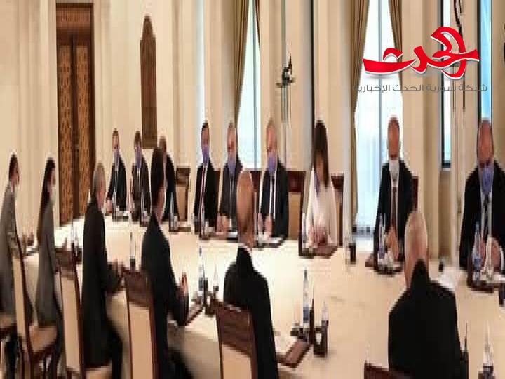 الرئيس الأسد يستقبل المبعوث الخاص للرئيس الروسي فلاديمير بوتين إلى سورية