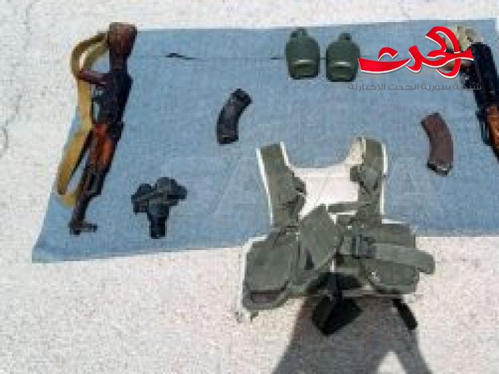 القبض على إرهابيين اثنين تسللا من منطقة التنف بريف حمص الشرقي
