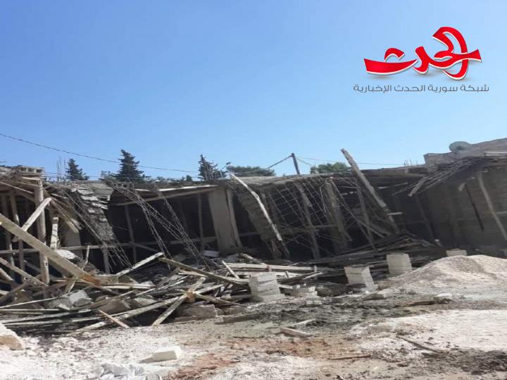 هدم ٨ مخالفات بناء في حماة بعطلة العيد