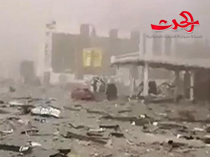 انفجار كبير في بيروت ناجم عن حريق في المرفأ