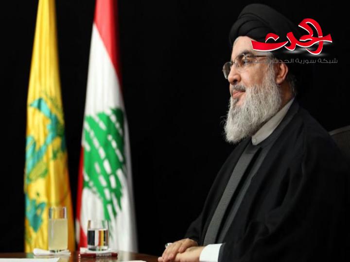 نصر الله: لا شيء لحزب الله في مرفأ بيروت ويجب أن يحاكم أي مسؤول عن الحادثة بدون أي حمايات