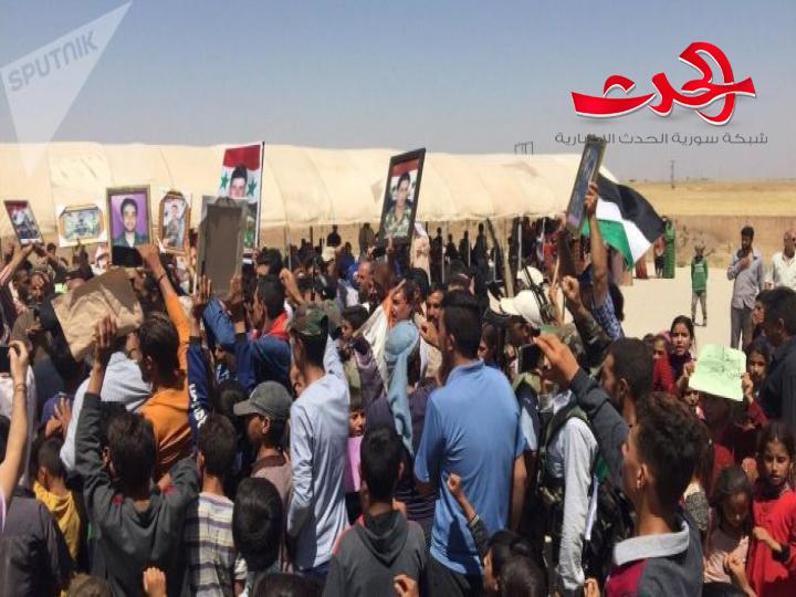 ابناء قبيلة البكارة يطردون جماعات قسد ويستولون على مقراتها