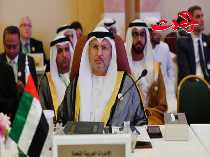 قرقاش: خطوط التماس لا زالت على حالها قبل السلام بين الإمارات وإسرائيل وبعده
