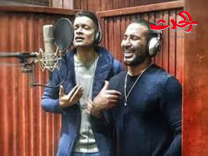 بعد طرحهما دويتو" 100 حساب" نقابة المهن الموسيقية تقاضي حسن شاكوش وتحيل احمد سعد للتحقيق