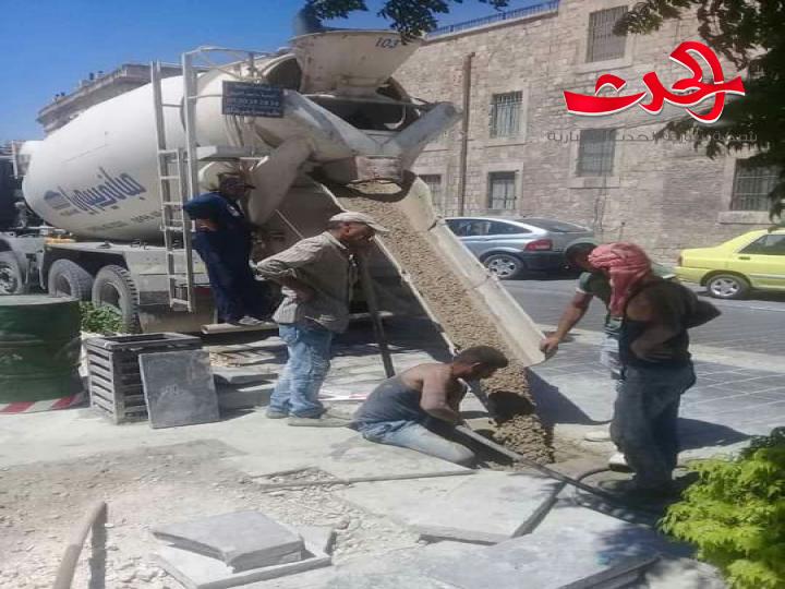 ردم ٦ أنفاق في المدينة القديمة بحلب حفرها ارهابيون