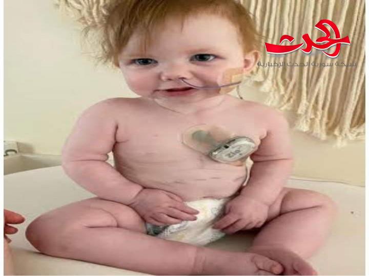 طفلة أمريكية بحاجة إلى ثلاثة قلوب لتبقى على قيد الحياة