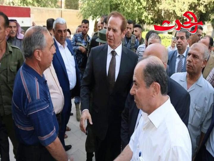 محافظ الحسكة: جهود حثيثة محلية ومع المنظمات الدولية لتأمين مياه الشرب للسكان إسعافياً وإستراتيجياً.. وسوف ننجح
