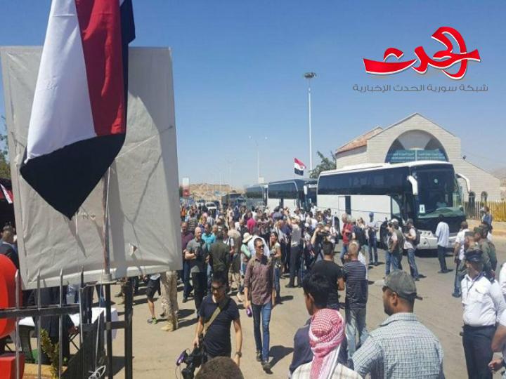 364 مهجّراً سورياً عادوا الى أرض الوطن من لبنان