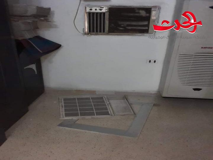 تعرض  مركز هاتف الجيزة للسرقة والنهب بريف درعا الشرقي