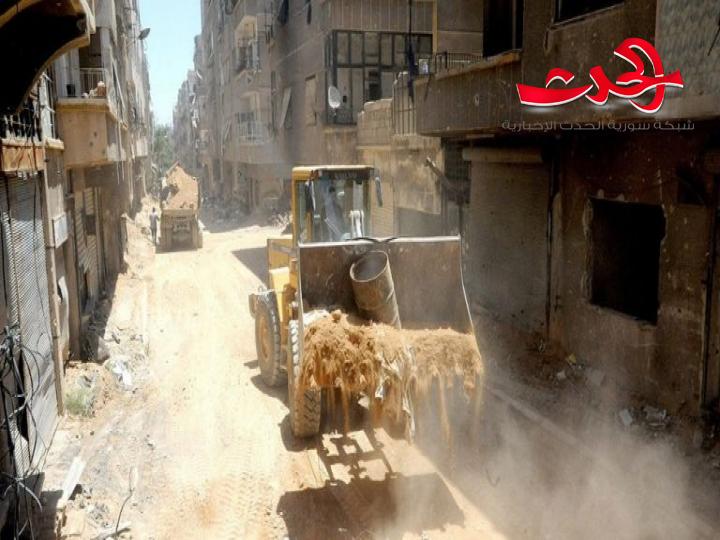 القنيطرة تؤازر “الحجر الأسود” بالآليات لترحيل الأنقاض